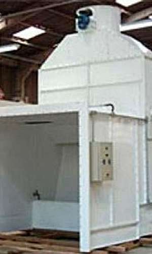Cabine de pintura com cortina de água Cabine de pintura com cortina de água