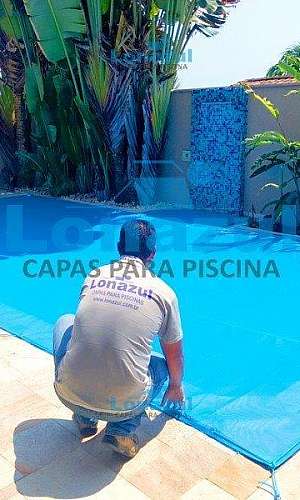 Capa em tela para cobrir piscina Capa em tela para cobrir piscina