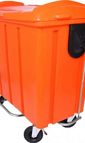 Contentor 500 litros com pedal frontal Contentor 500 litros com pedal frontal