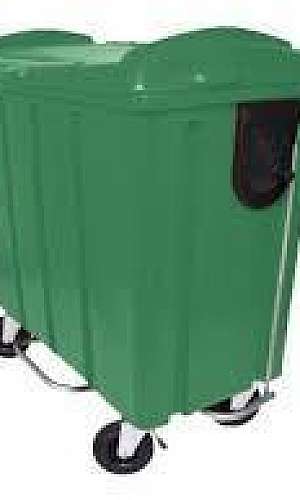 Contentor 500 litros com pedal frontal Contentor 500 litros com pedal frontal