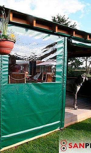 Lona cortina transparente Lona cortina transparente