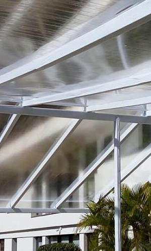 Lona plástica transparente para toldos Lona plástica transparente para toldos