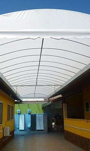 Lona transparente para cobertura Lona transparente para cobertura