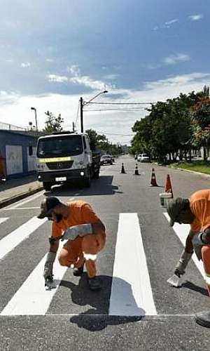 Pintura de faixa de sinalização Pintura de faixa de sinalização