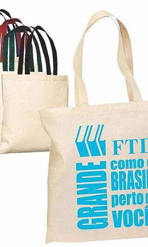 sacola de algodão cru personalizada sacola de algodão cru personalizada