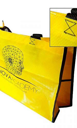 Sacolas retornáveis de ráfia Sacolas retornáveis de ráfia