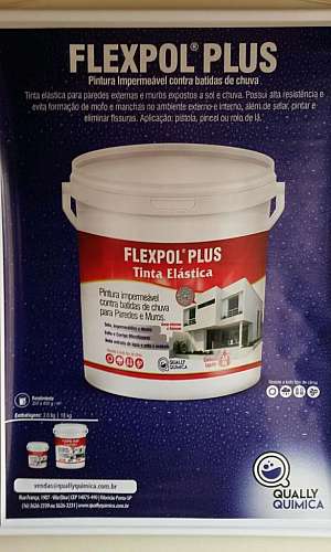 Tinta externa impermeável Tinta externa impermeável